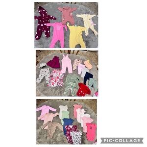 Adorable Baby Clothing Set in Pink, Yellow, and Red